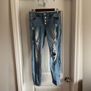 Old Navy Button-Fly Super Skinny Jeans